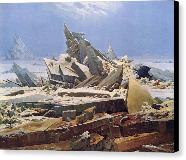 The Sea of Ice - Canvas Print