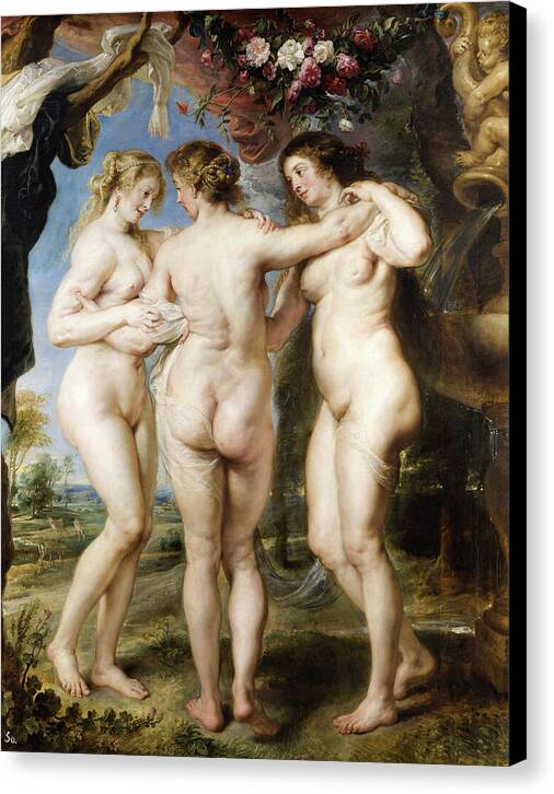 The Three Graces - Canvas Print