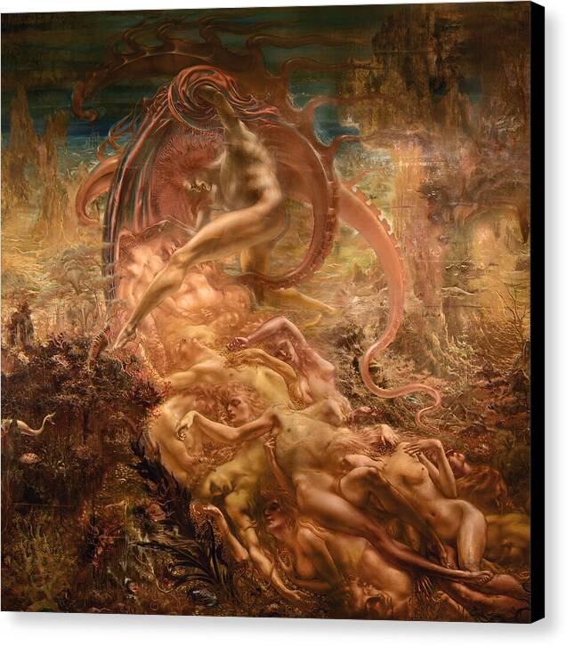 The Treasures of Satan - Canvas Print