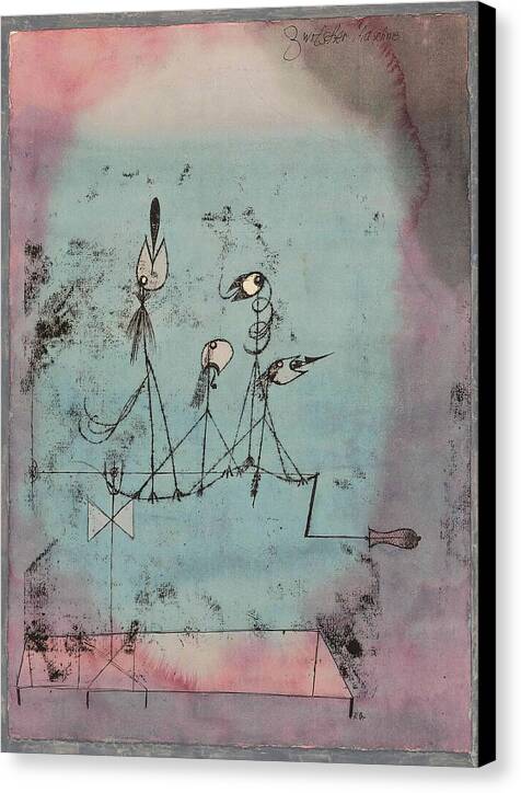 The Twittering Machine - Canvas Print