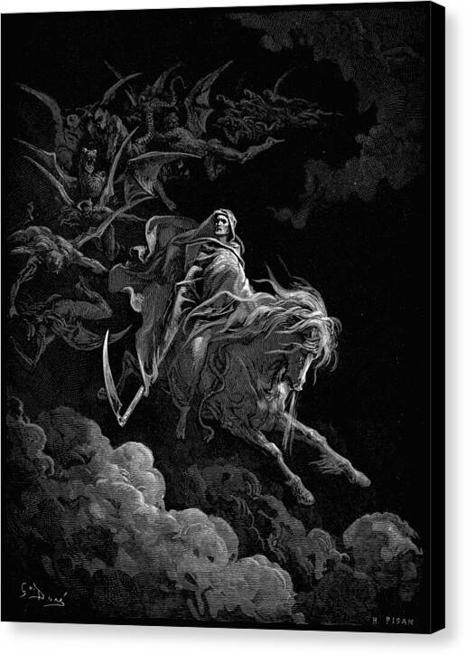 The Vision of Death - Canvas Print