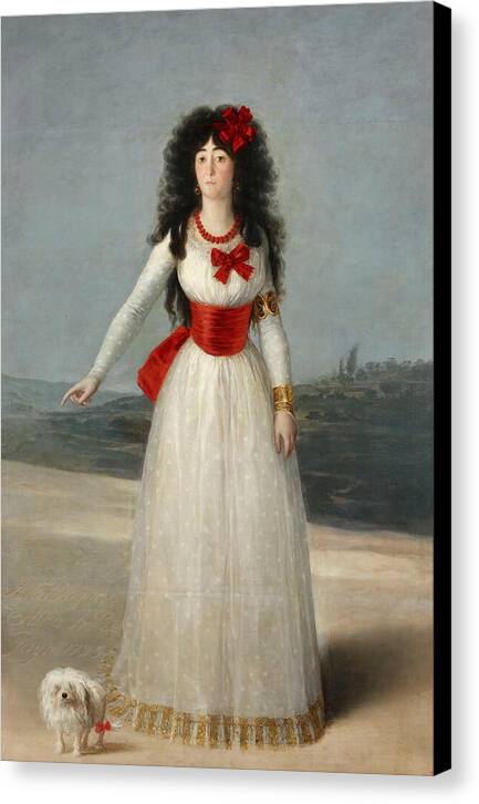 The White Duchess - Canvas Print