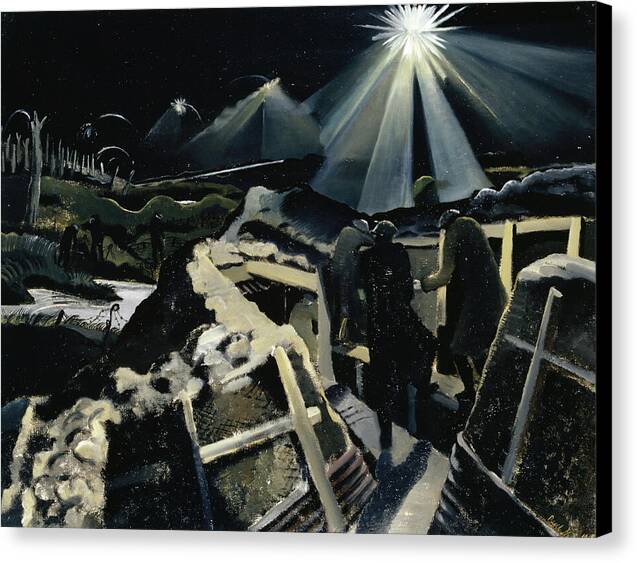 The Ypres Salient at Night - Canvas Print