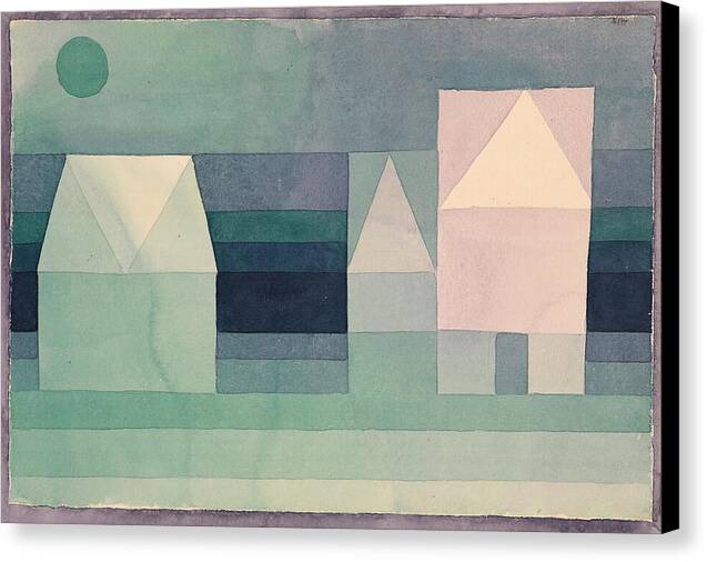 Three Houses - Canvas Print