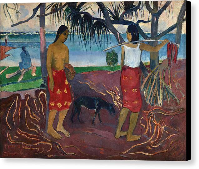 Under the Pandanus - Canvas Print