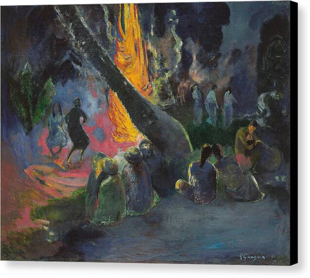 Upa Upa - The Fire Dance - Canvas Print