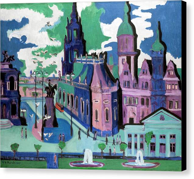 View of Dresden - Canvas Print