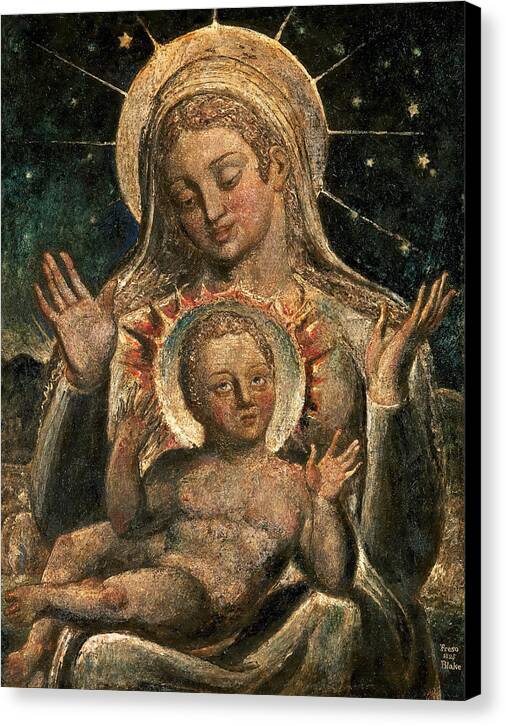 Virgin and Child - Canvas Print