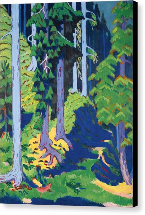 Waldinneres - Canvas Print