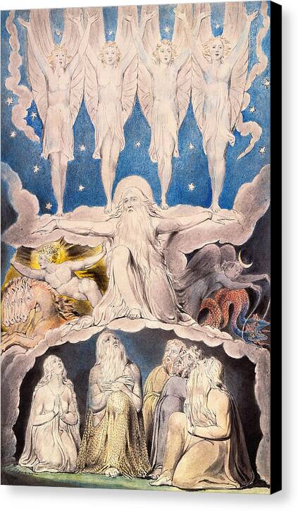When the Morning Stars Sang Together - Canvas Print