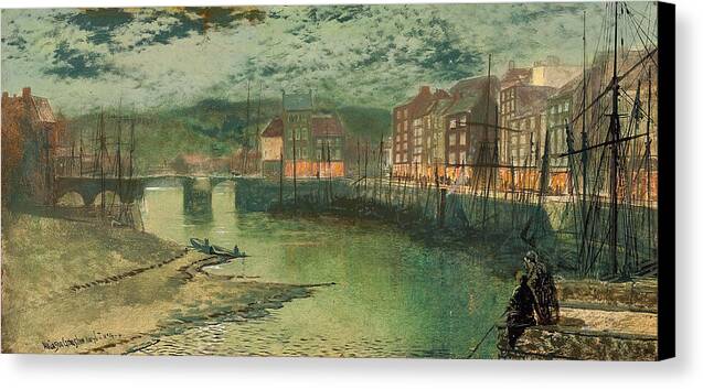 Whitby Docks - Canvas Print