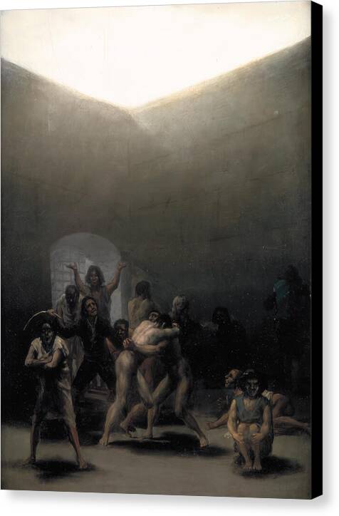 Yard with Lunatics - Canvas Print