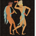 Ancient Dance 1 - Canvas Print