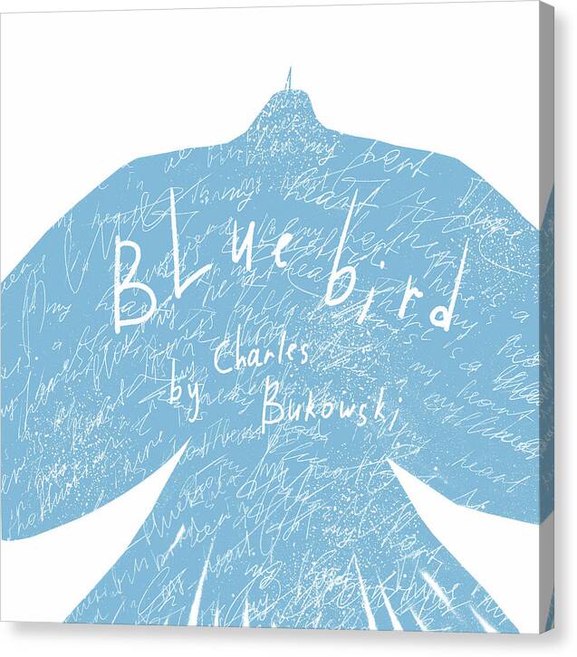 Blue Bird 1 - Canvas Print