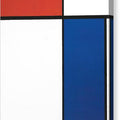 Large Composition with Red, Blue, and Yellow - Canvas Print