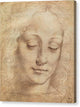 Female Head 1 - Canvas Print