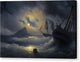 Gibraltar by Night - Canvas Print