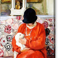 Little White Dog - Canvas Print