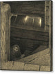 Plague on the Stairs - Canvas Print