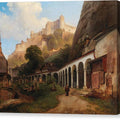 Salzburg, a View of St. Peter's Cemetery - Canvas Print