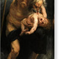 Saturn Devouring His Son - Canvas Print
