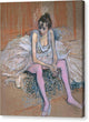 Seated Dancer 1 - Canvas Print
