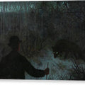 The Ash Lad and the Wolf - Canvas Print