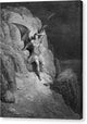 The Fall of Satan 1 - Canvas Print