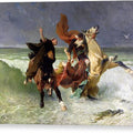 The Flight of Gradlon Mawr - Canvas Print