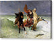 The Flight of Gradlon Mawr - Canvas Print