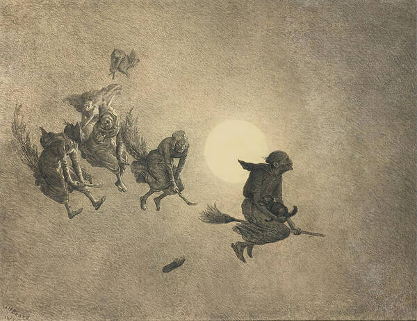 The Witches Ride - Art Print