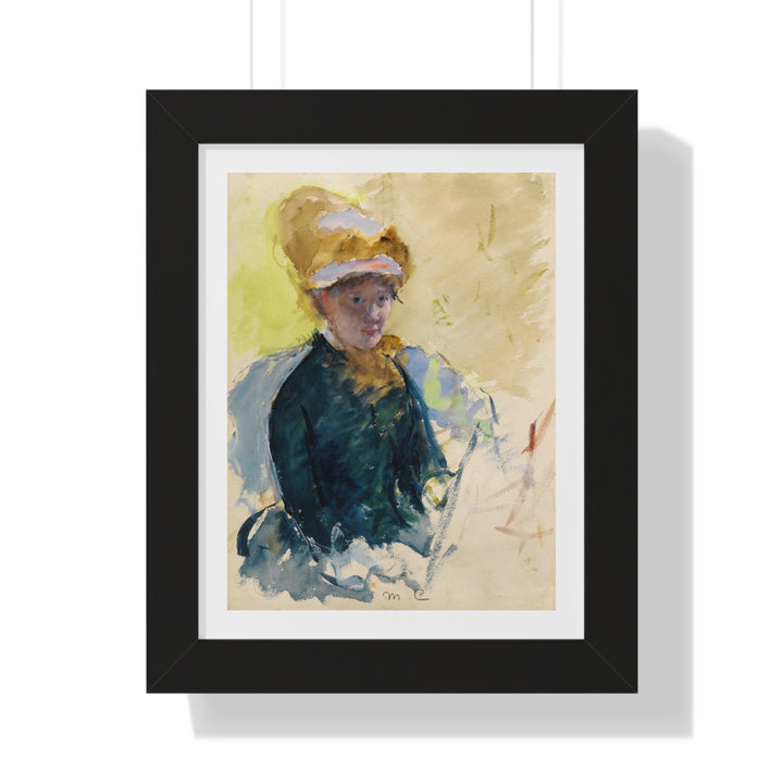 Self-Portrait by Mary Cassatt - Framed Print - Zapista