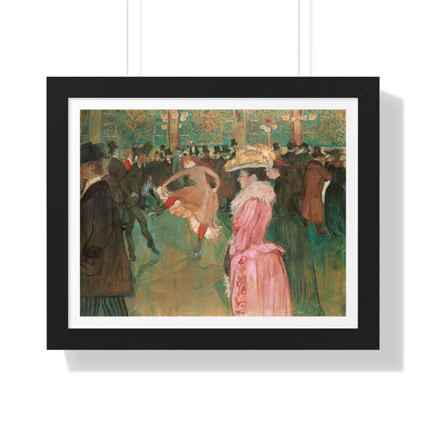 The Dance at the Cabaret by Henri de Toulouse-Lautrec - Framed Print - Zapista