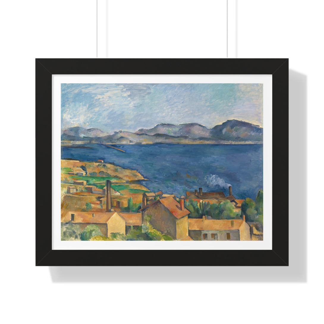 The Bay of Marseilles, Seen from L'Estaque by Paul Cézanne - Framed Print - Zapista