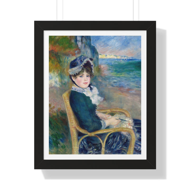 By the Seashore by Pierre-Auguste Renoir - Framed Print - Zapista