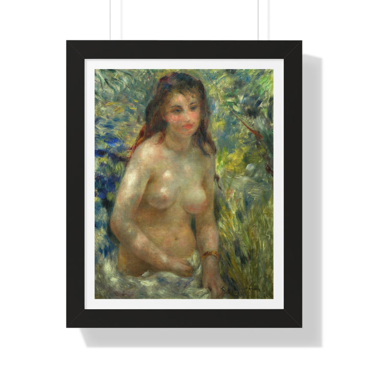 Nude in the Sunlight by Pierre-Auguste Renoir - Framed Print - Zapista