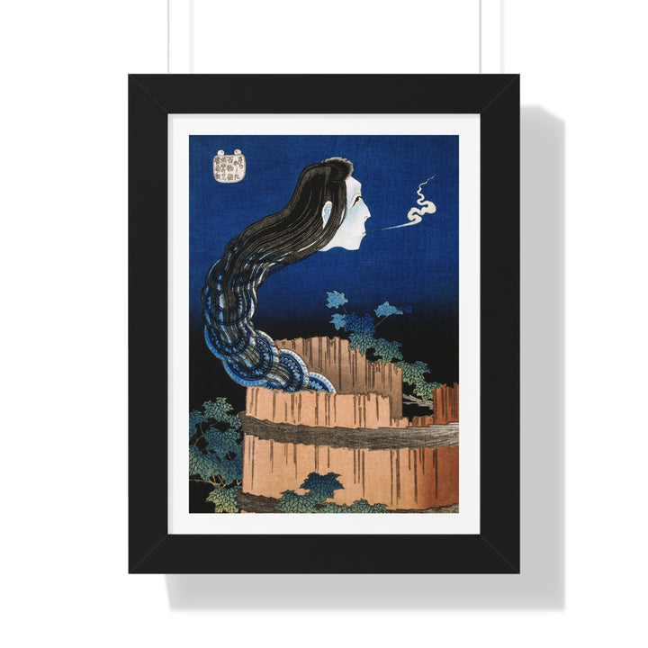 The Mansion of the Plates by Katsushika Hokusai - Framed Print - Zapista