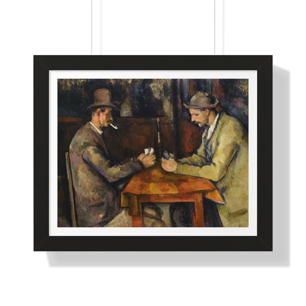 Card Players (Les Joueurs de cartes) by Paul Cézanne - Framed Print - Zapista