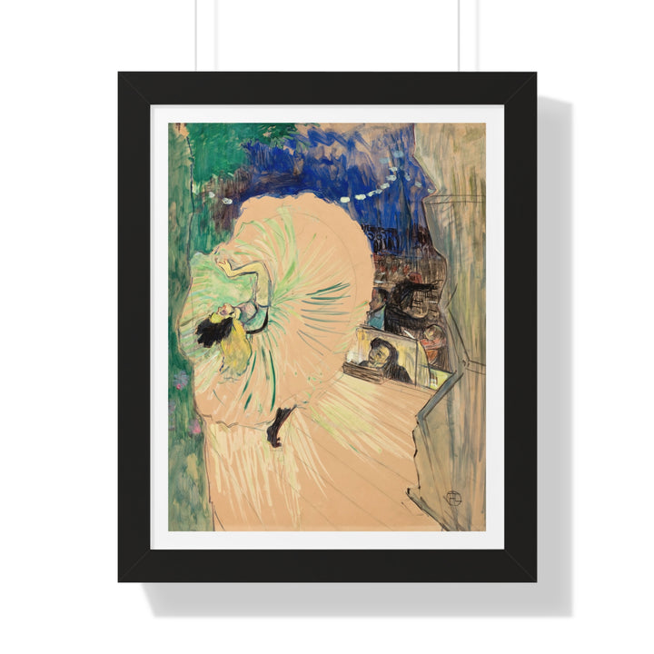 The Wheel (Loïe Fuller) by Henri de Toulouse-Lautrec - Framed Print - Zapista