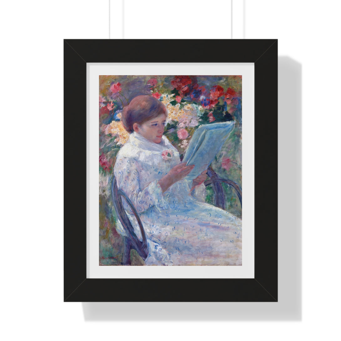 On a Balcony by Mary Cassatt - Framed Print - Zapista