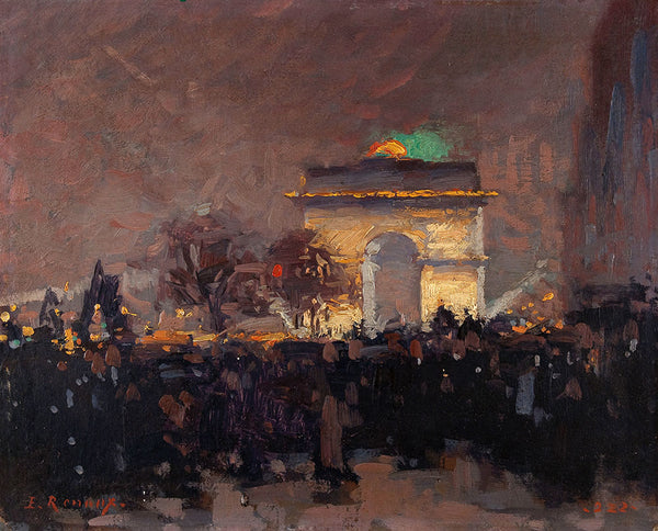 11 novembre 1920 Installation des cendres du soldat inconnu sous l'Arc de Triomphe de l'Etoile by Ernest Jules Renoux - Art Print - Zapista