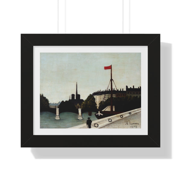 Notre Dame by Henri Rousseau - Framed Print - Zapista