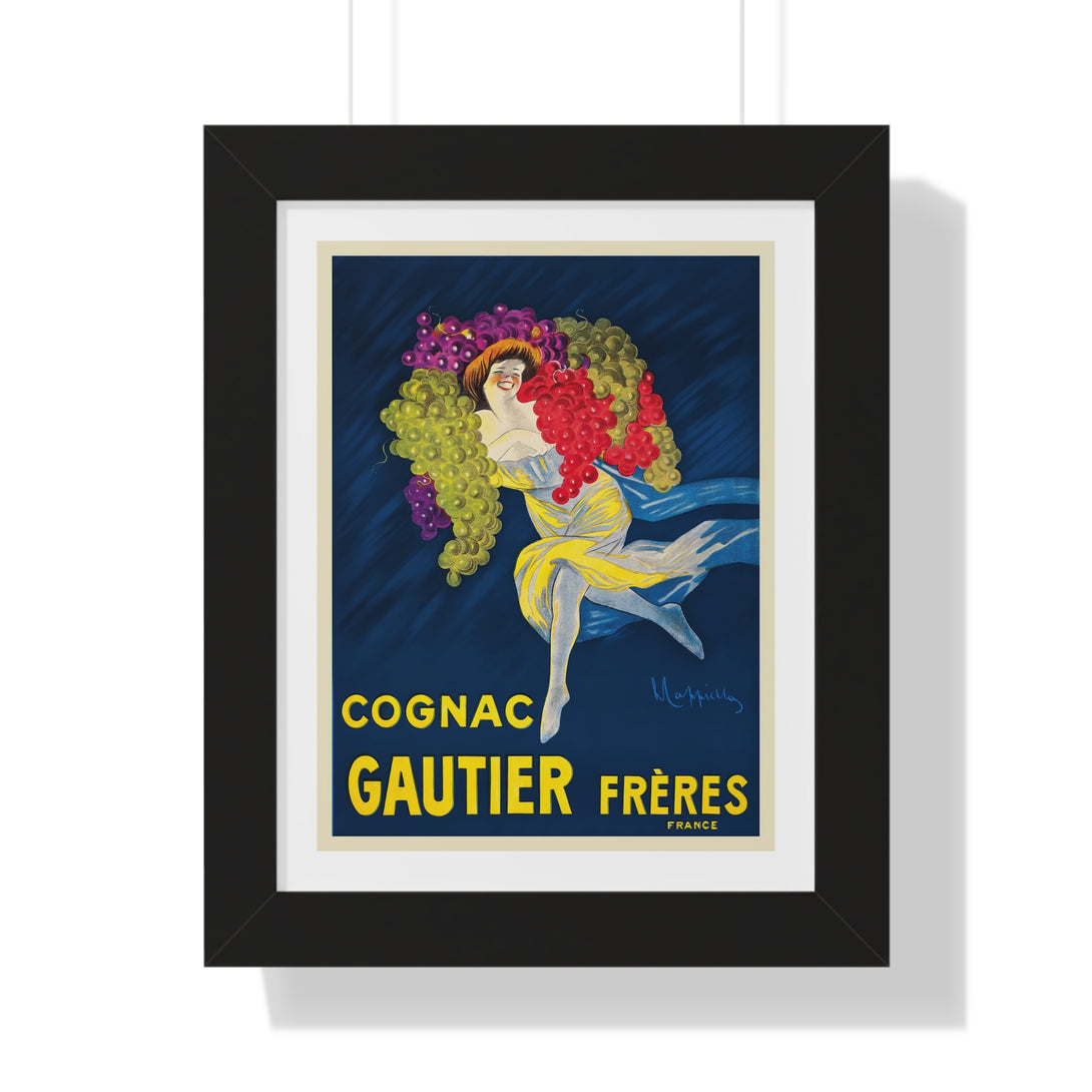 Cognac Gautier Frères by Leonetto Cappiello - Framed Print - Zapista