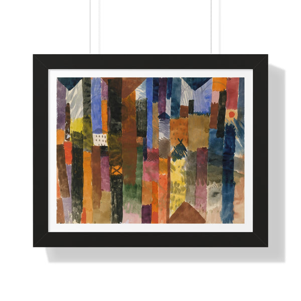 Before the Town - Framed Print