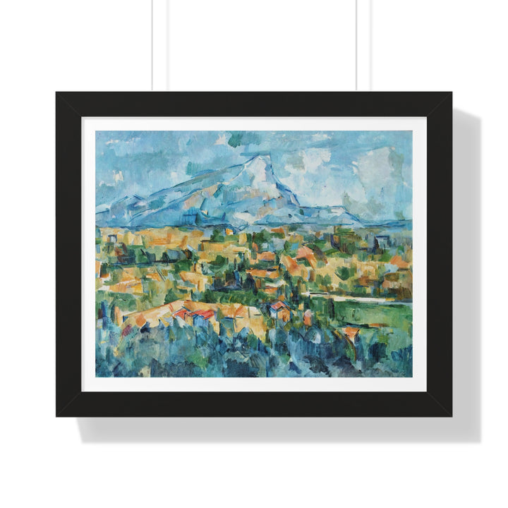 Montagne Saint-Victoire by Paul Cézanne - Framed Print - Zapista