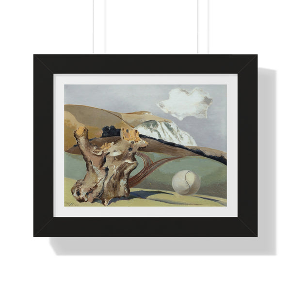 Event on the Downs by Paul Nash - Framed Print - Zapista