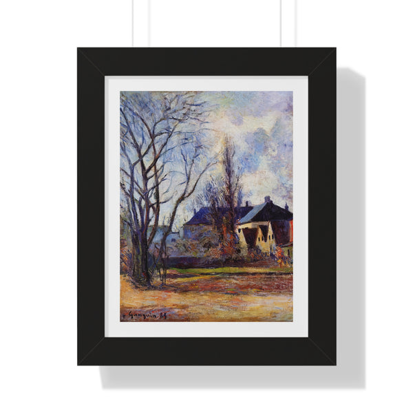 Winter's End, Copenhagen by Paul Gauguin - Framed Print - Zapista