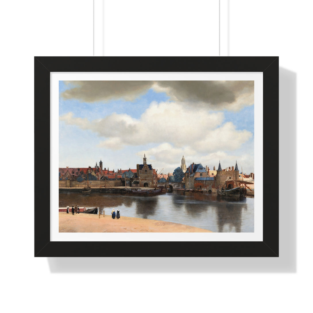 View of Delft by Johannes Vermeer - Framed Print - Zapista