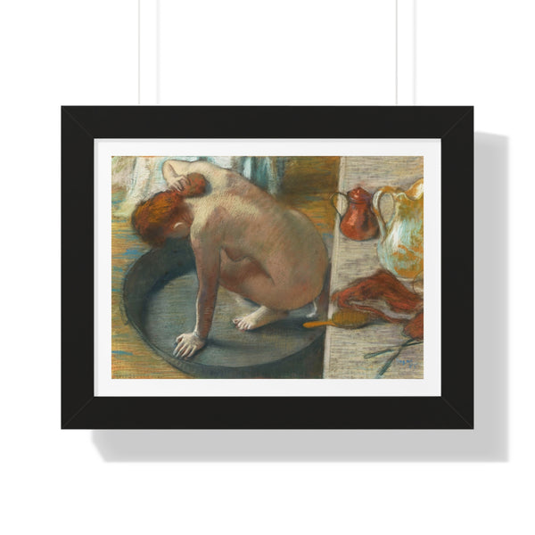 The Tub by Edgar Degas - Framed Print - Zapista