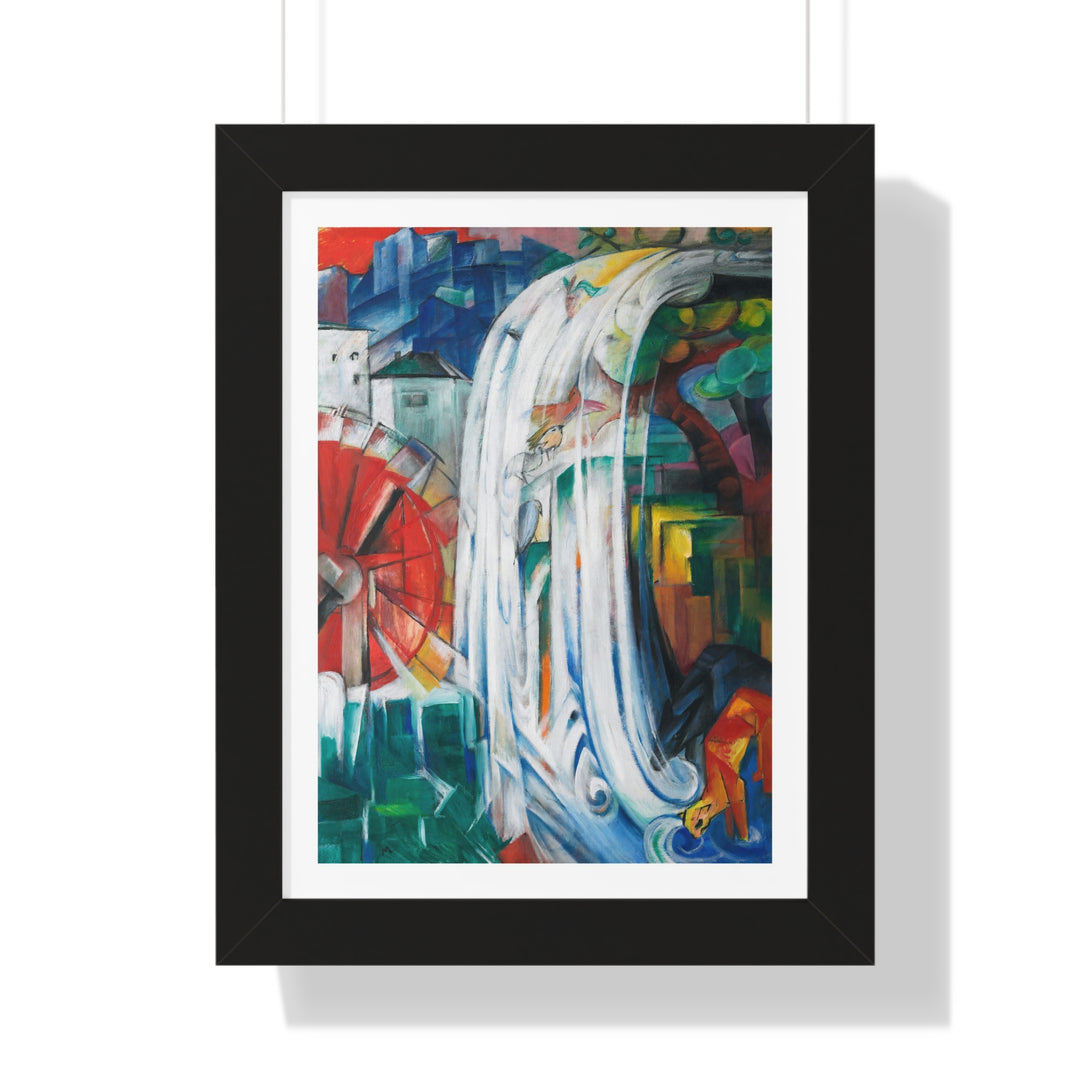 The Bewitched Mill by Franz Marc - Framed Print - Zapista